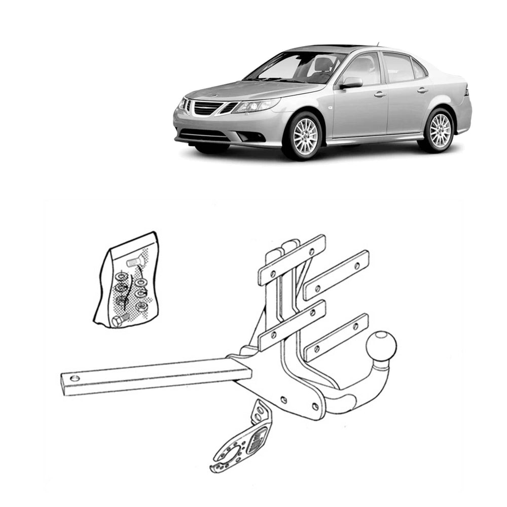 Brink Towbar for Saab 9-3 (11/2002 - 12/2011)