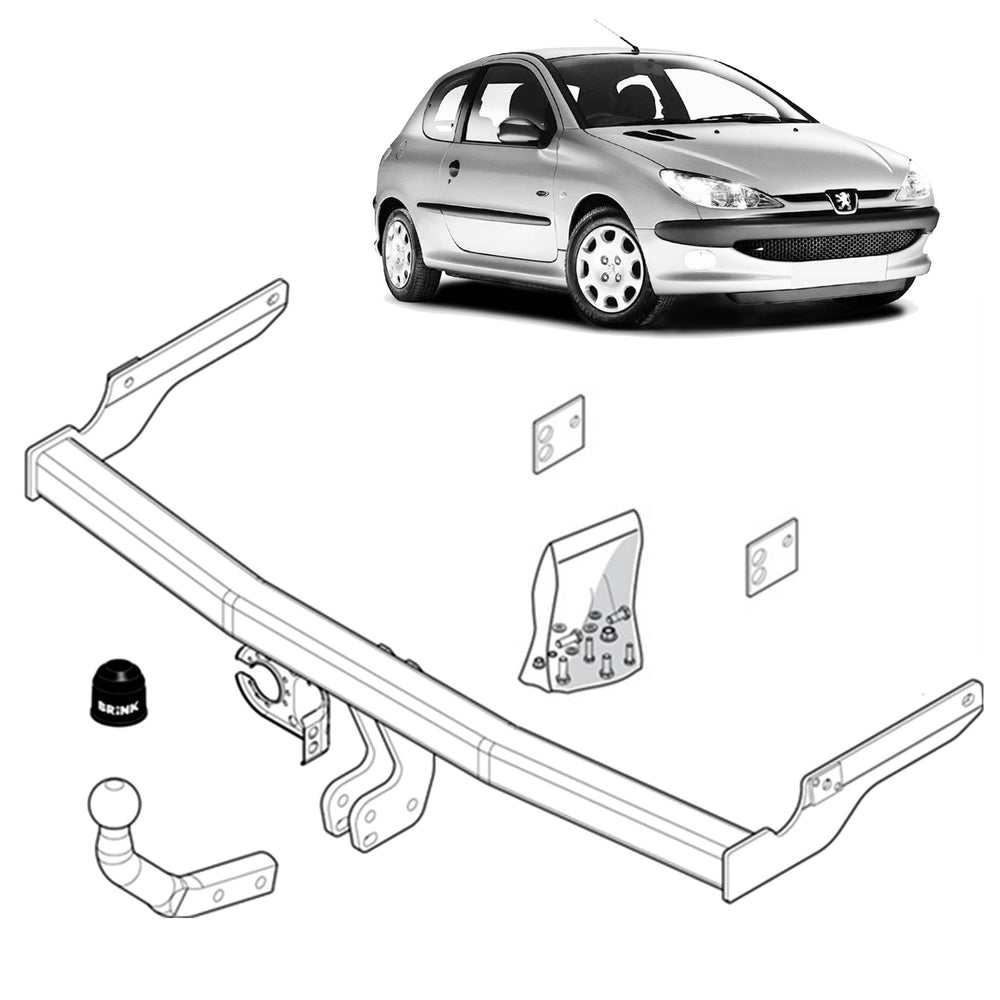 Brink Towbar for Peugeot 206 (04/1999 - 03/2003)