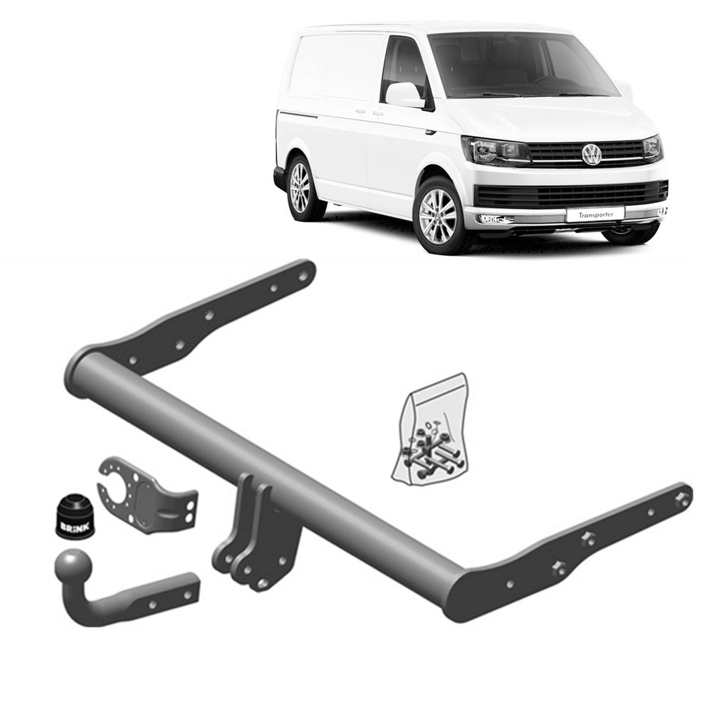 Brink Towbar for Volkswagen Multivan (04/2015 - on), Volkswagen Transporter / Caravelle (04/2003 - 12/2015), Volkswagen Transporter (04/2003 - 12/2015), Volkswagen Multivan (11/2003 - on), Volkswagen Transporter (04/2015 - 09/2019), Volkswagen...