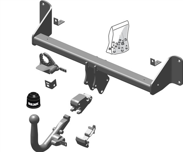 Brink Towbar for BMW 1 (11/2010 - on), BMW 1 (10/2011 - on)