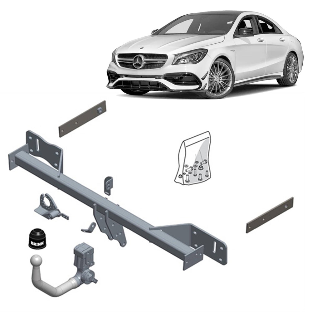 Brink Towbar for MERCEDES-BENZ A-CLASS (06/2012 - on), MERCEDES-BENZ B-CLASS (11/2011 - on), MERCEDES-BENZ CLA (01/2015 - 03/2019), MERCEDES-BENZ CLA (01/2013 - on)