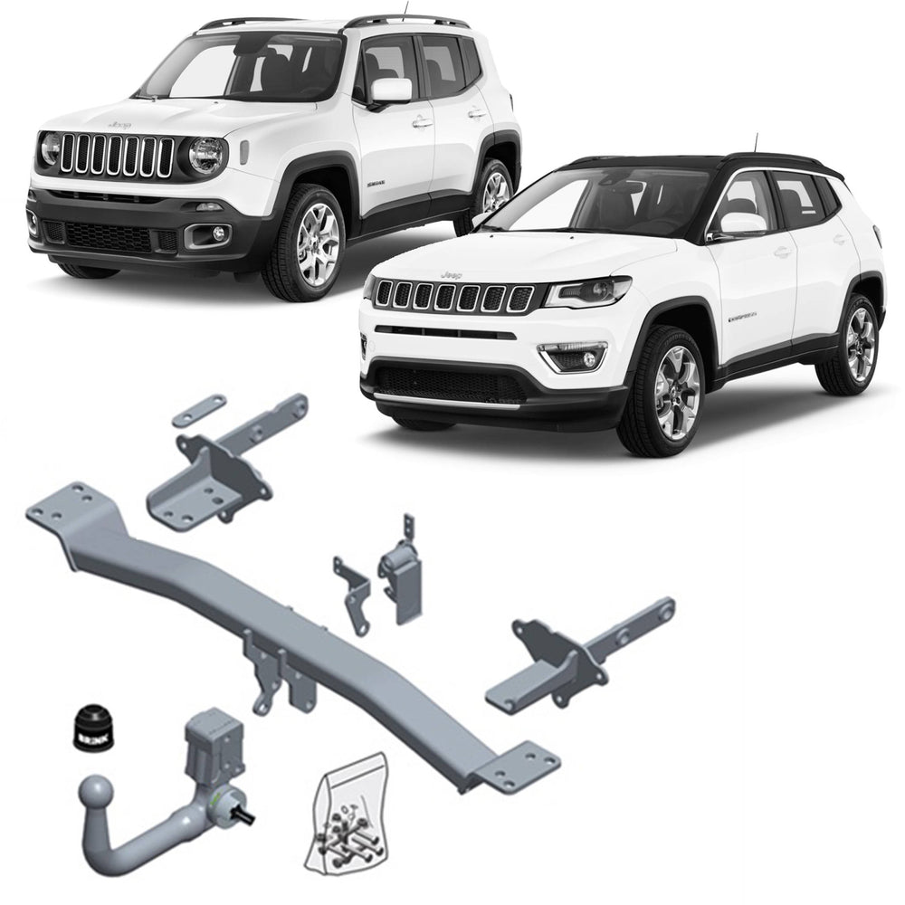 Brink Towbar for Jeep Compass (12/2016 - on), Fiat 500X (09/2014 - on), Jeep Renegade (07/2014 - on)