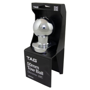 
                  
                    Load image into Gallery viewer, TAG Chrome Tow Ball - 50mm, 3.5 tonne
                  
                