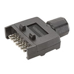 Narva Trailer Plug 7 Pin Flat Plastic 82141BL - Electric Brakes Australia